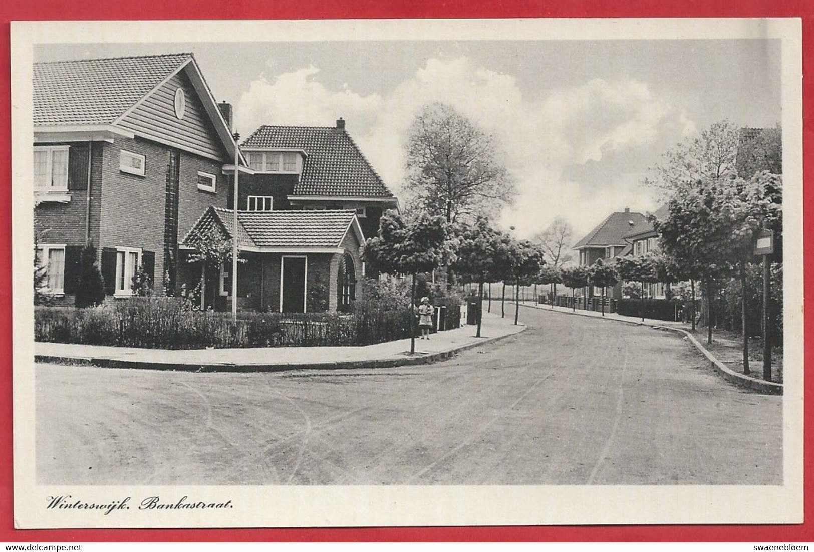 NL.- WINTERSWIJK. BANKASTRAAT. Boekhandel G.J. Albrecht - Foto Mantel. - Winterswijk