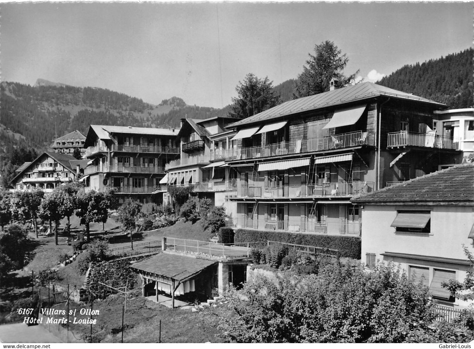 Villars S / Ollon Hôtel Marie-Louise   (10 X 15 Cm) - Ollon