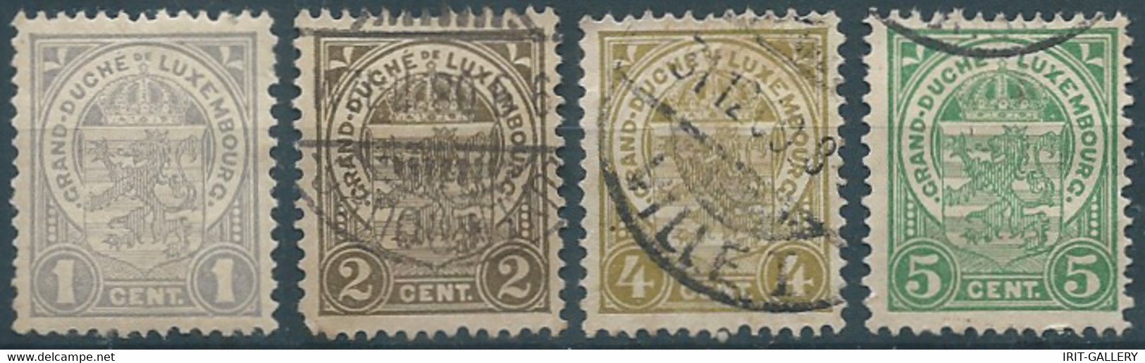 Lussemburgo - Luxembourg - 1907 Coat Of Arms,Oblitérée - 1895 Adolphe Right-hand Side