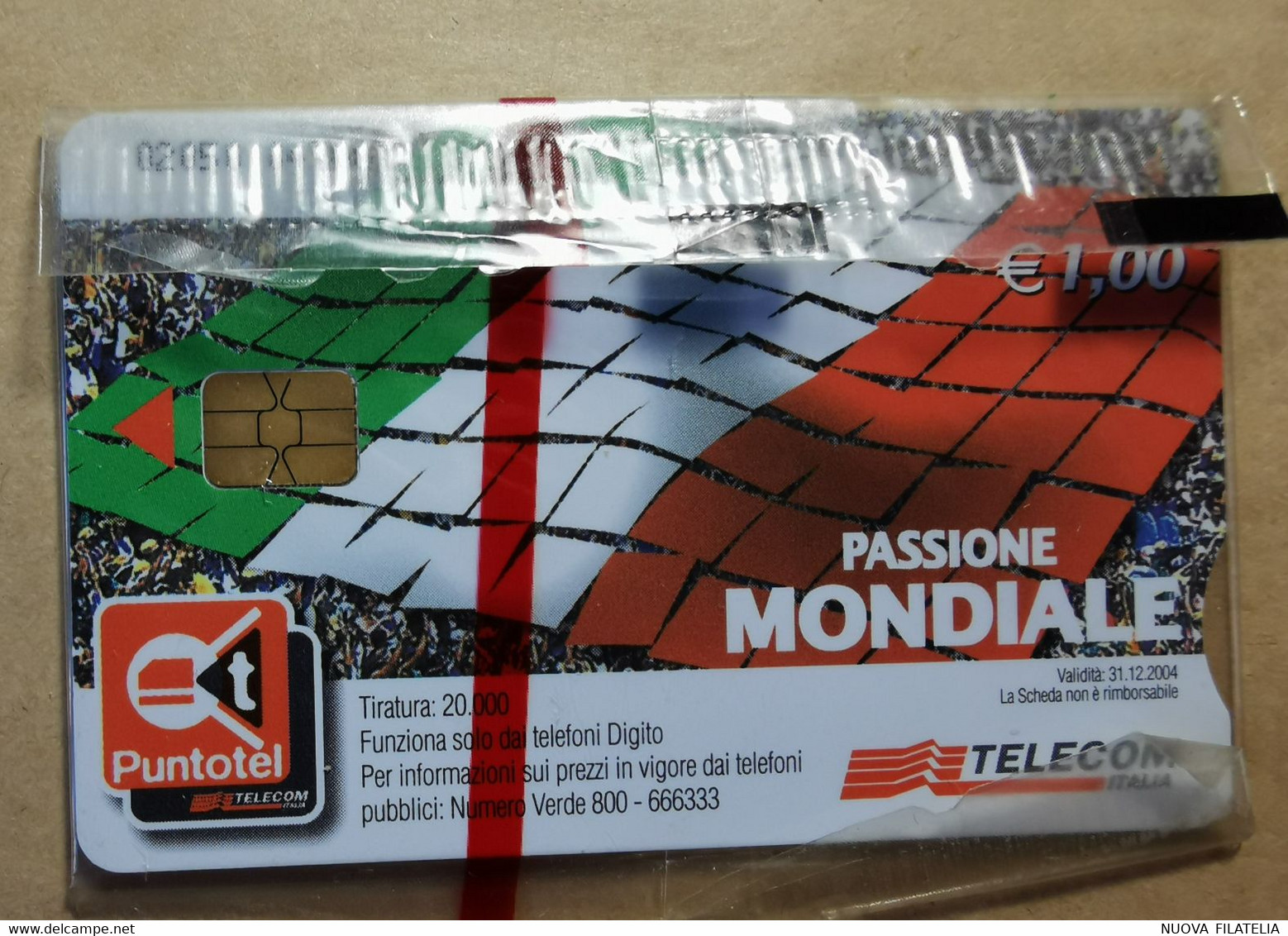 SCHEDE TELEFONICHE PASSIONE MONDIALE ITALIA '90 - Collezioni