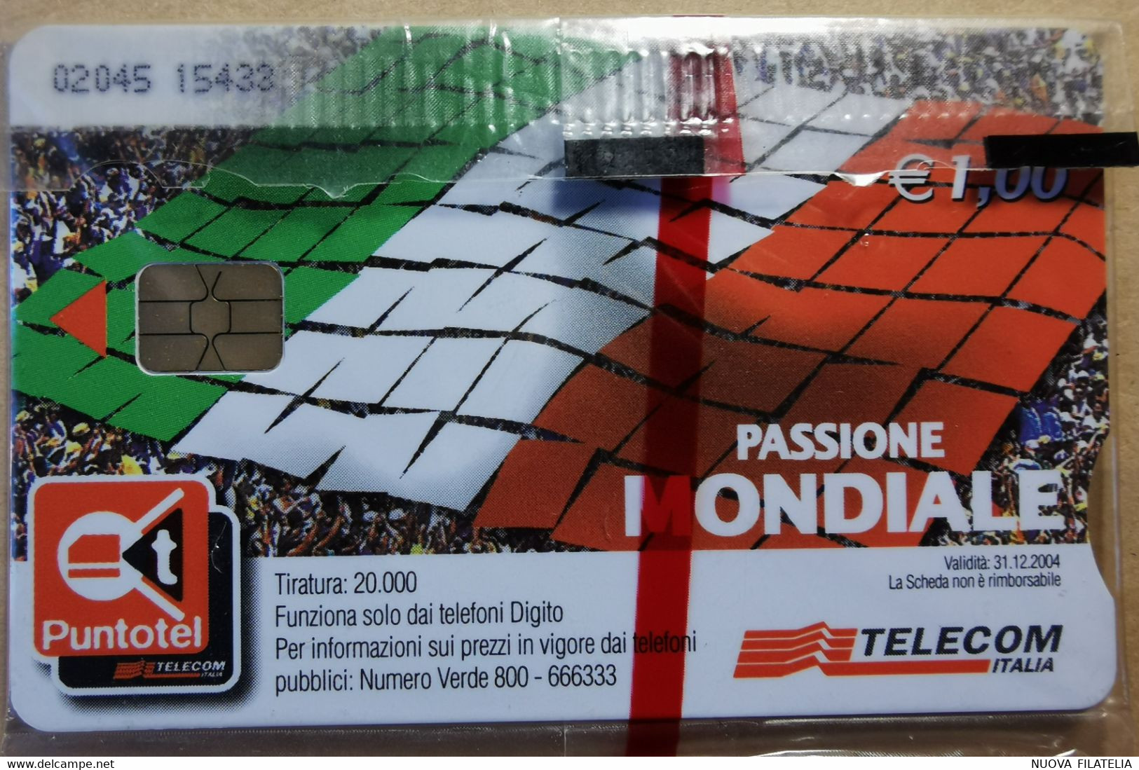 SCHEDE TELEFONICHE PASSIONE MONDIALE 1970 - Collezioni