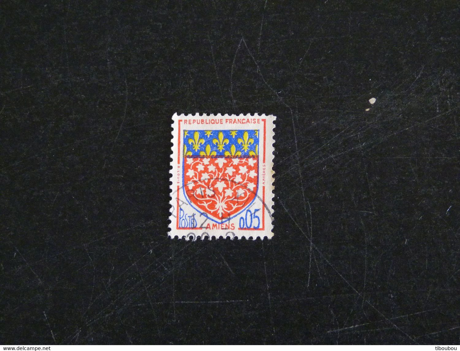 FRANCE YT 1352 OBLITERE - ARMOIRIES BLASON AMIENS - Used Stamps