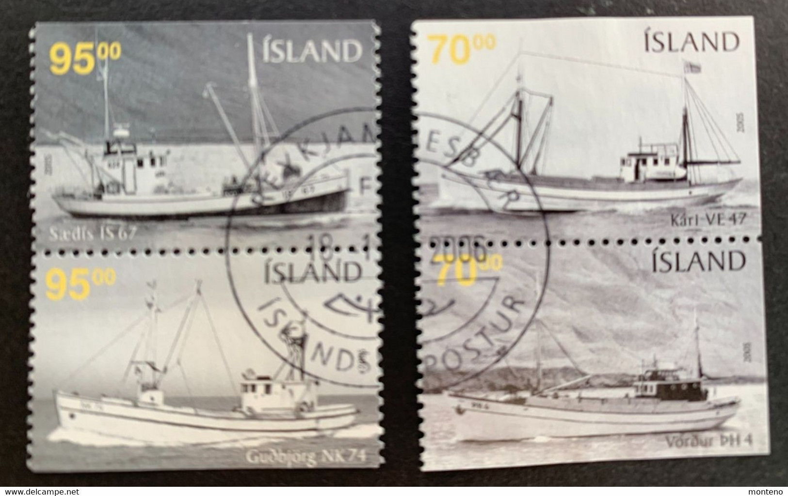 2005 Islande  Y Et T  1023/6  O  Cachet Rond - Gebraucht