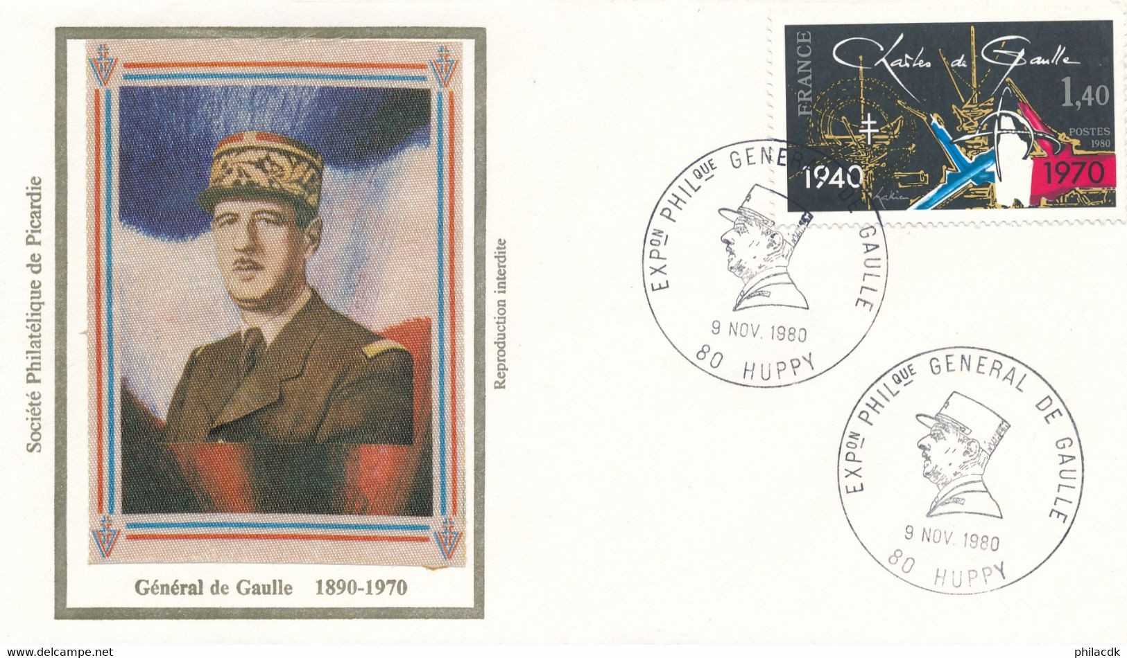 BEAU LOT FDC CARTES ENVELOPPES BLOCS TIMBRES DENTELES NON DENTELES GENERAL CHARLES DE GAULLE