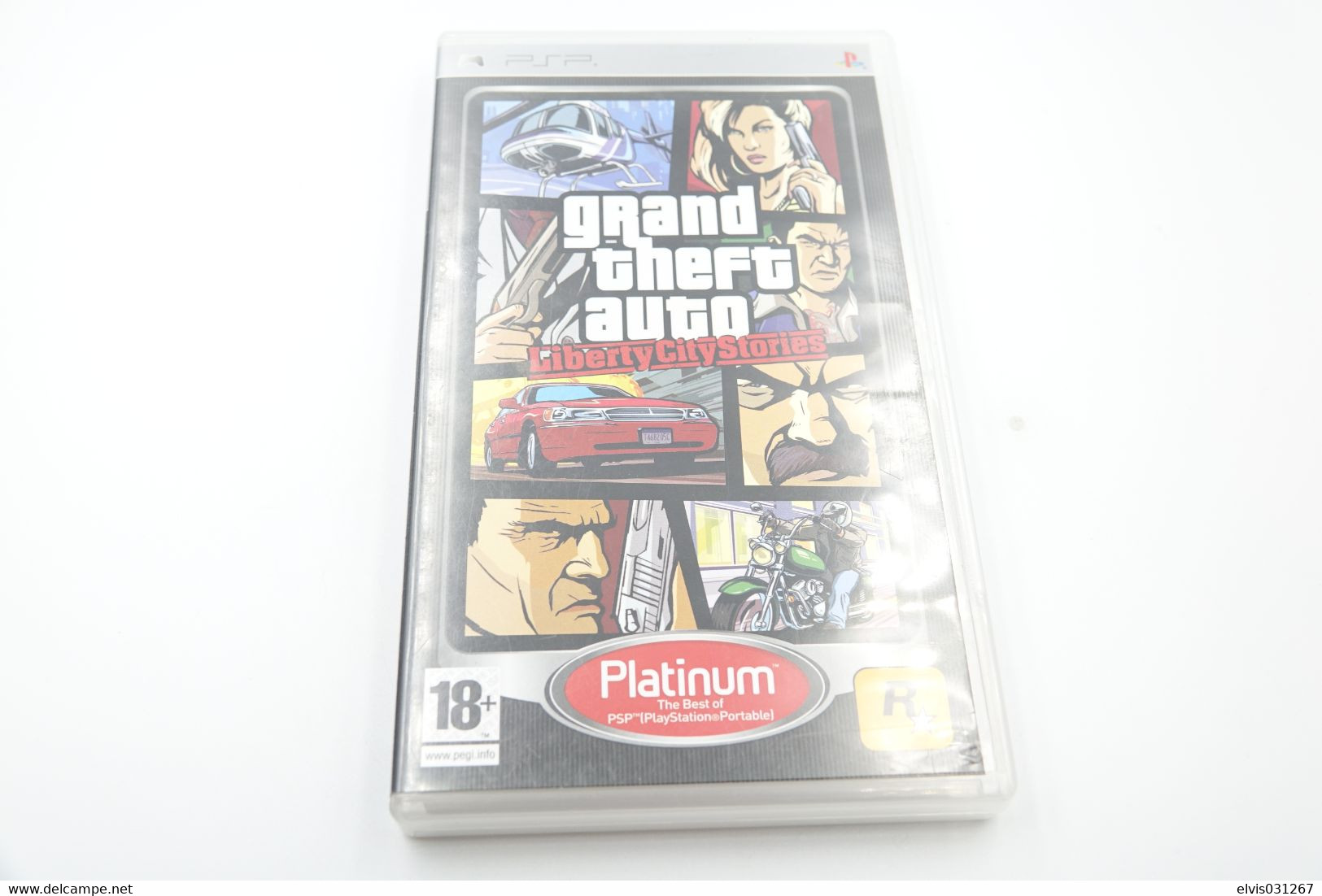 SONY PLAYSTATION PORTABLE PSP : GRAND THEFT AUTO GTA LIBERTY CITY STORIES PLATINUM - ROCKSTAR - PSP