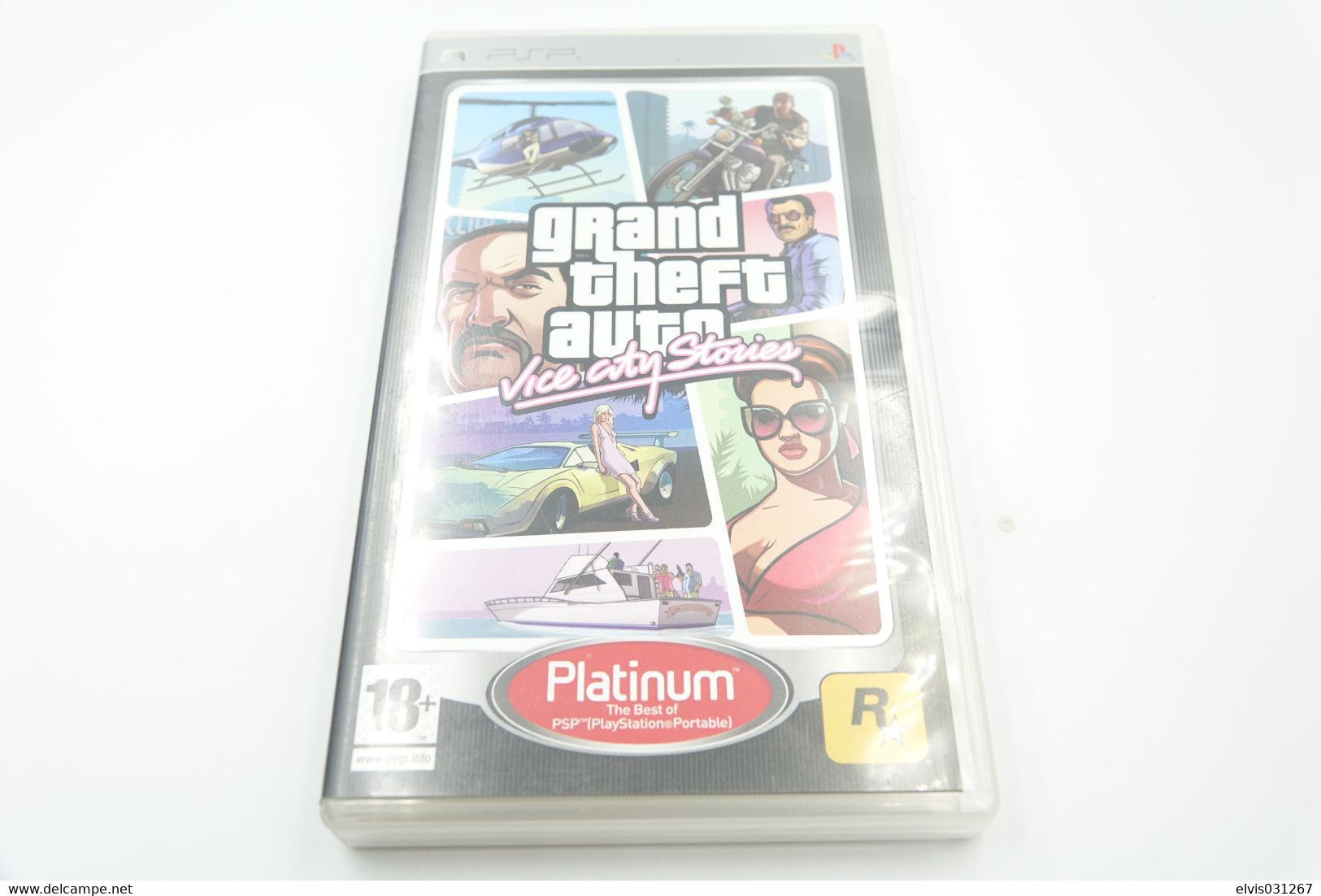 SONY PLAYSTATION PORTABLE PSP : GRAND THEFT AUTO GTA VICE CITY STORIES PLATINUM - ROCKSTAR - PSP