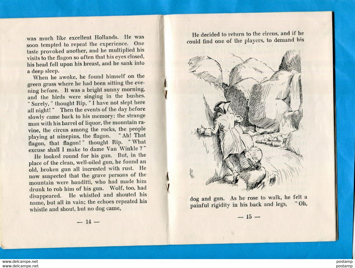 RIP VAN WINKLE-Tales From England-abridged And Simplified S ABRY-Illustrated G WIRWIN-13 Illustraions-1935 - Picture Books