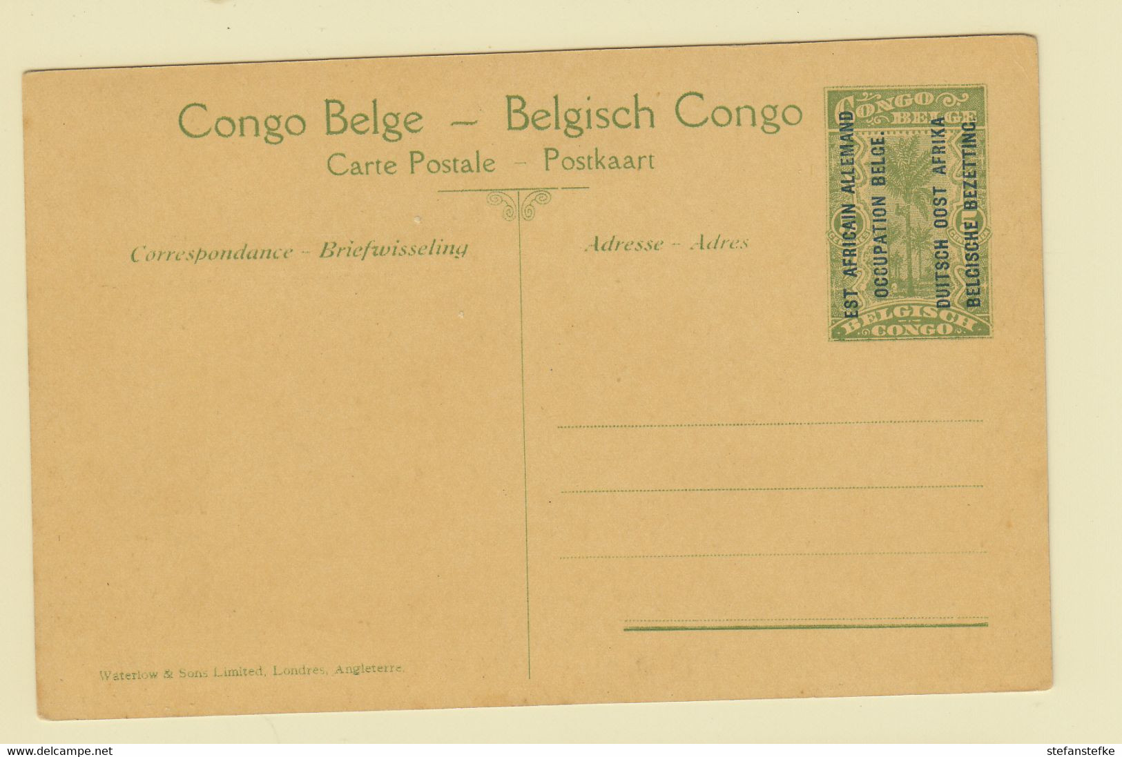 Ruanda - Urundi Ocb Nr :   Stibbe Nr 11 Niet Gelopen Kigali 4 (zie Scan) - Stamped Stationery