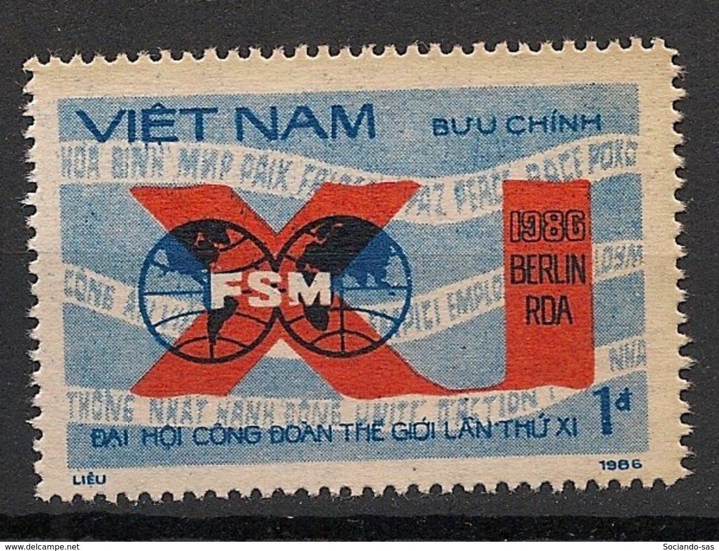 Vietnam - 1986 - N°Yv. 723 - Syndicats - Neuf Luxe ** / MNH / Postfrisch - Viêt-Nam