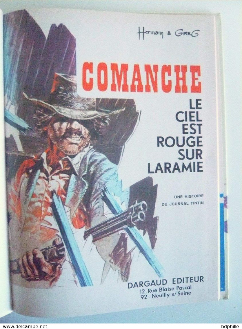 Le Ciel Est Rouge Sur Laramie EO 1975 TBE - Comanche