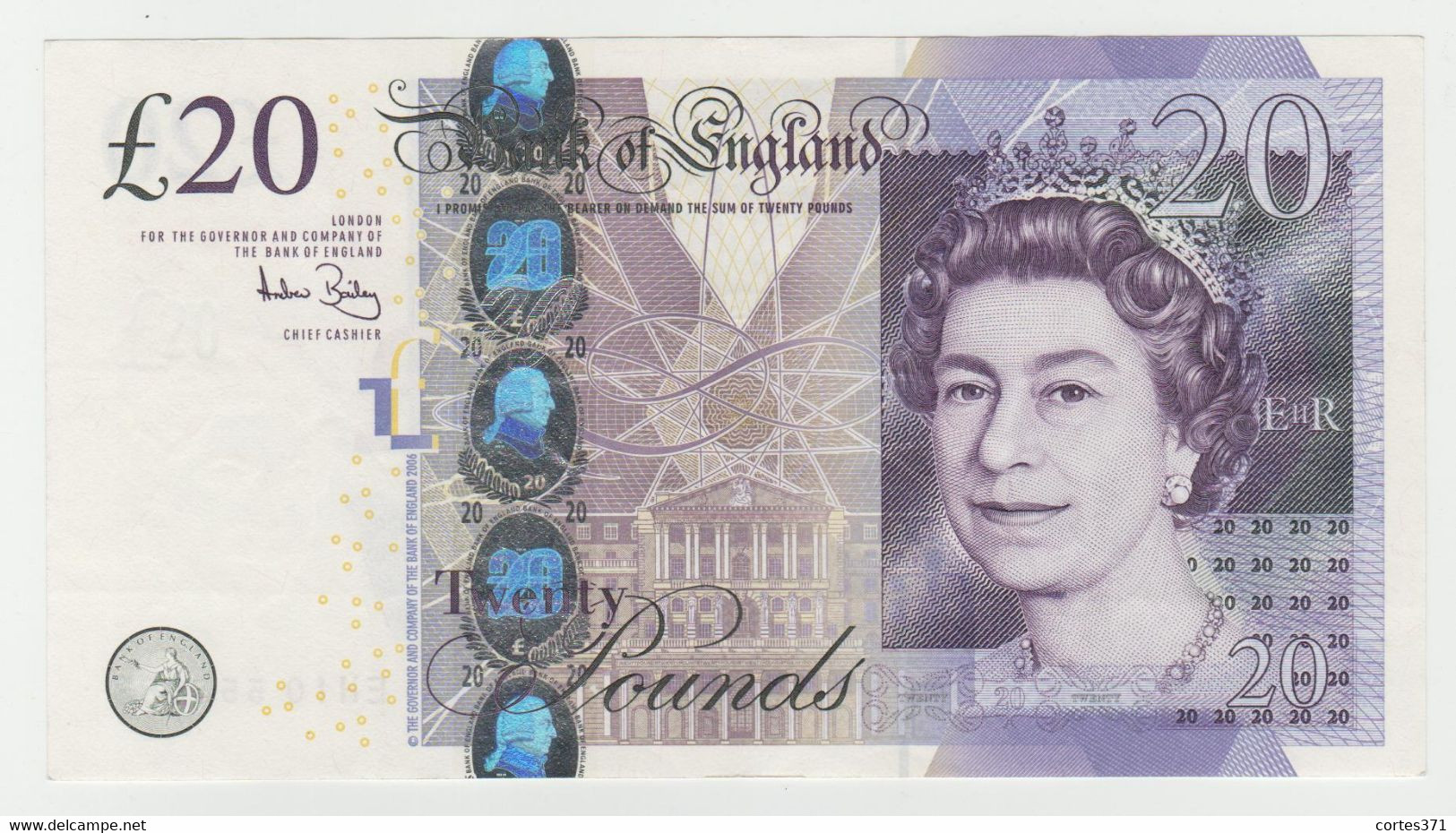 United Kingdom 20 Pounds 2006 P-392a XF - 20 Pounds