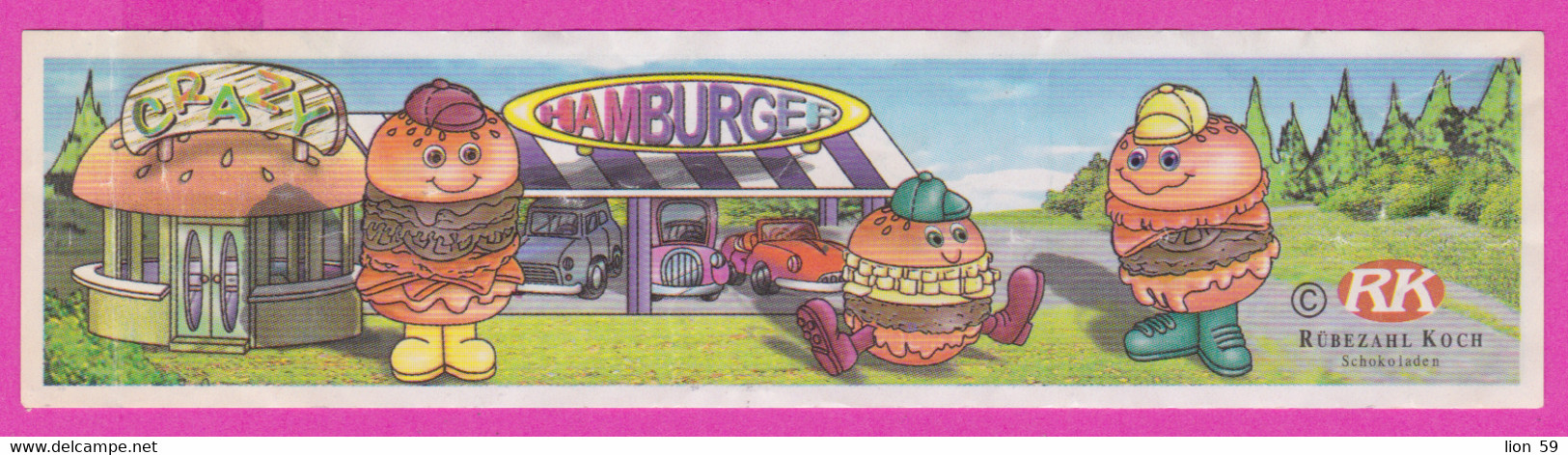 264453 /  Instruction Kinder Surprise - C97 04 03 - RK Rübezahl Koch Schokoladen , Hamburger Crazy Car , 13.0 X 3.2 Cm. - Istruzioni