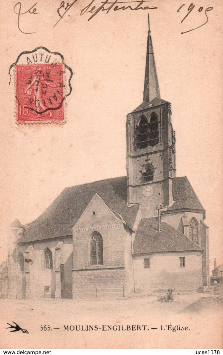 58/ MOULINS ENGILBERT / L EGLISE - Moulin Engilbert