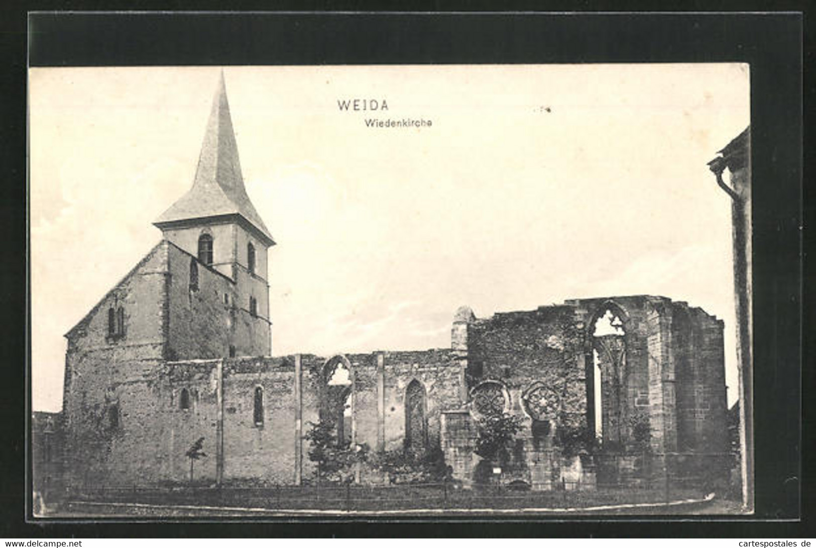 AK Weida, Wiedenkirche - Weida