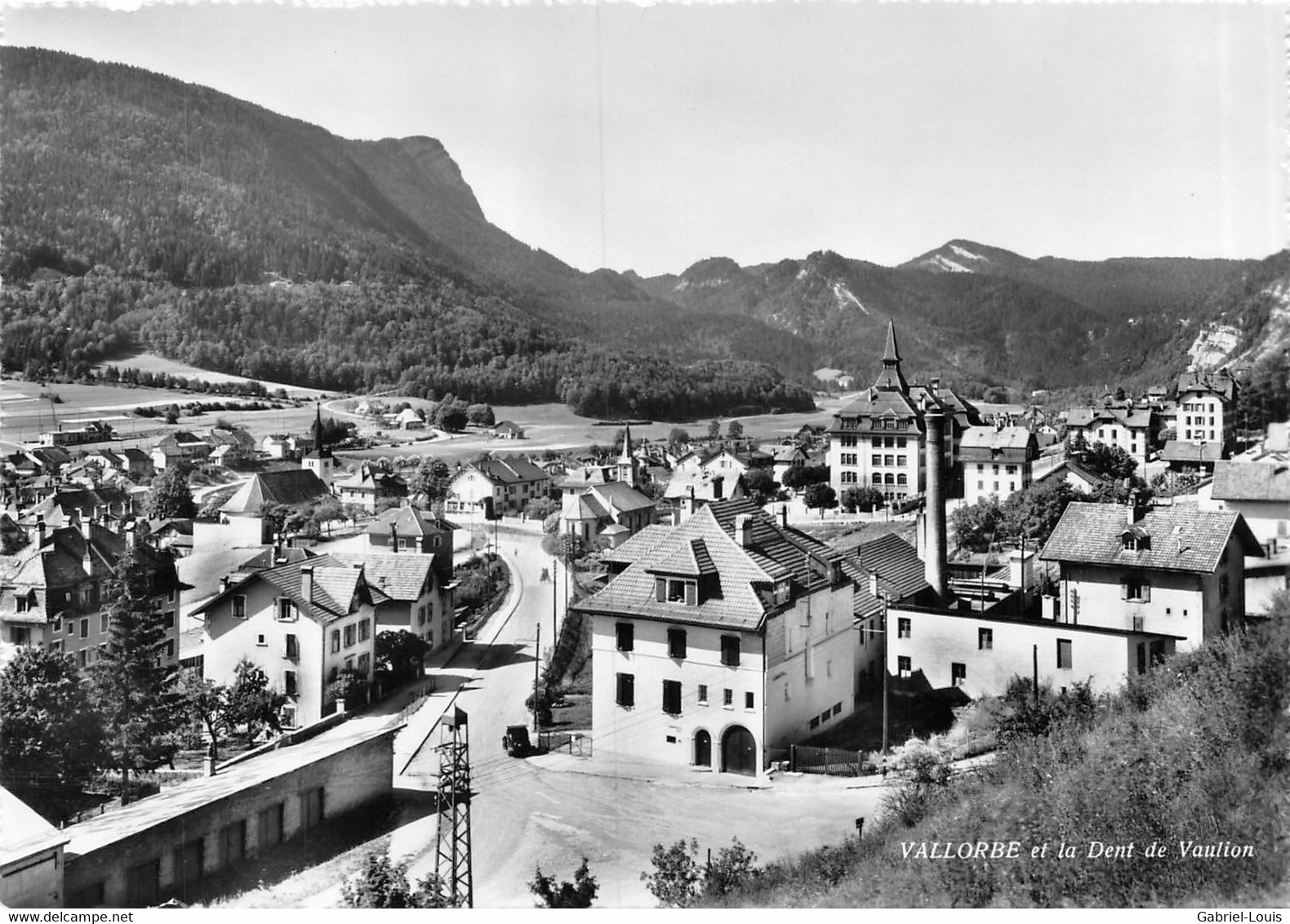 Vallorbe Et La Dent De Vaulion (10 X 15 Cm) - Vaulion