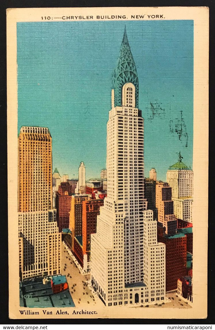 Chrisler Building New York City  VIAGGIATA  1938 CODICE C.3228 - Union Square