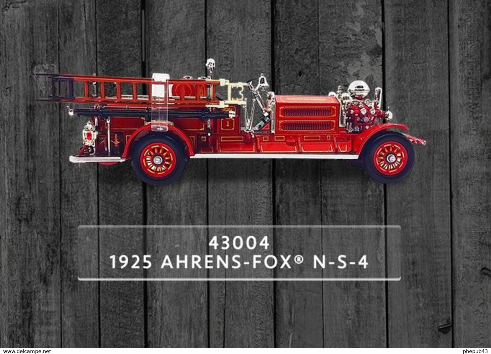 Ahrens-Fox N-S-4 - Baltimore Fire Department - 1925 - Lucky Die Cast - LKW