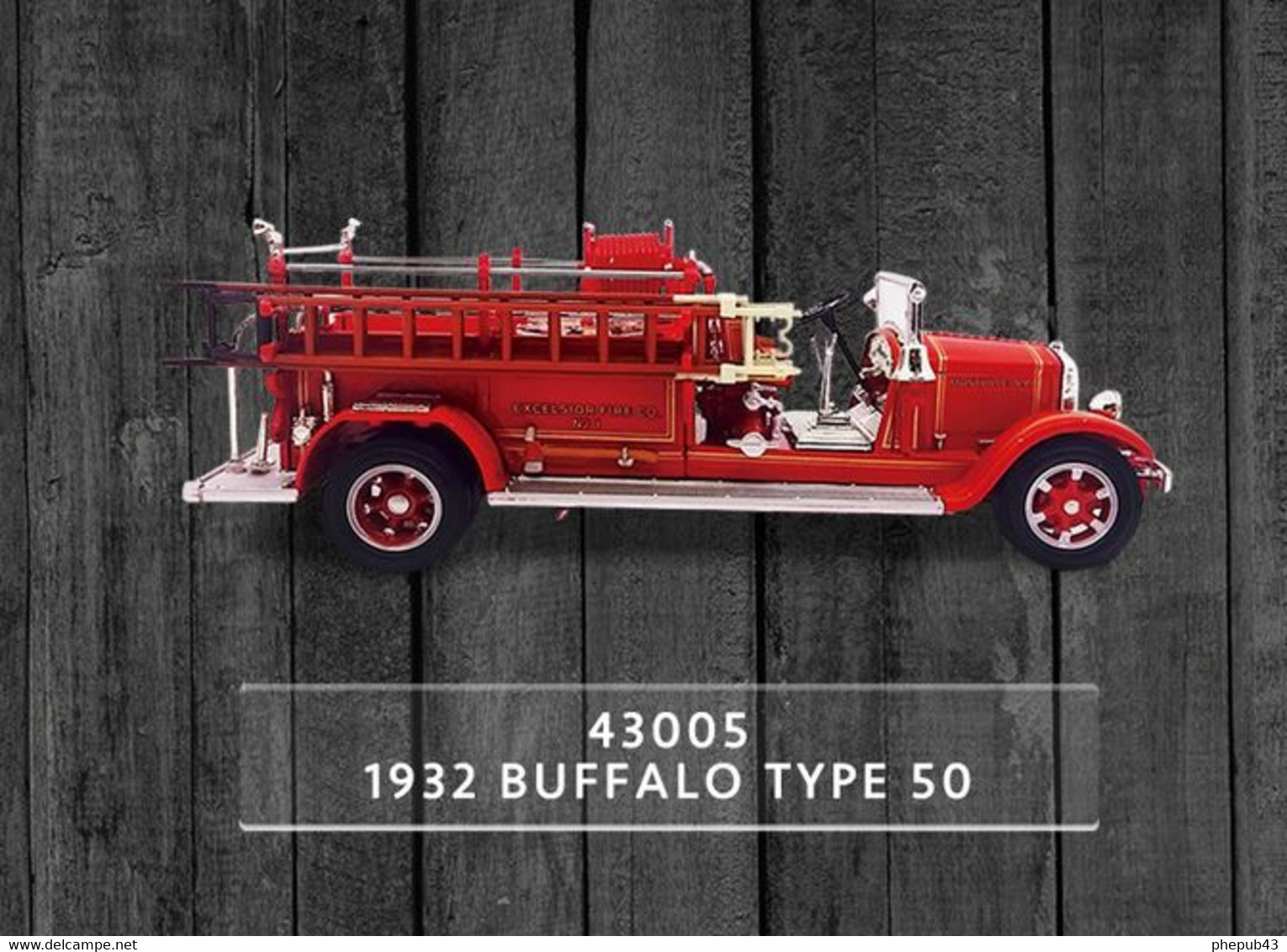 Buffalo Type 50 - Excelsior Fire Co Montville - 1932 - Lucky Die Cast - Camiones