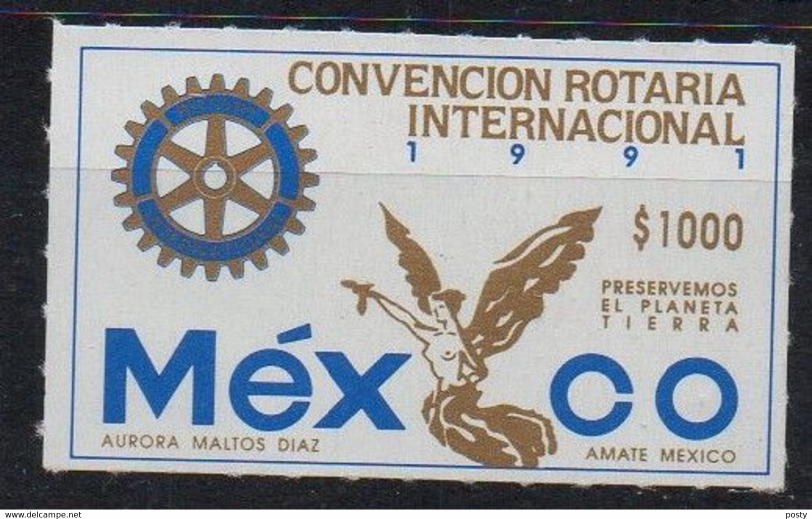 MEXIQUE - MEXICO - 1991 - ROTARY CONVENTION - CONVENTION ROTARY - ROTARY - - Mexique