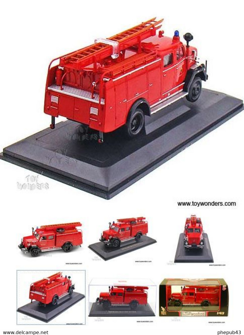 Magirus 150 D 10 F TLF16 - Pompiers De Ulm - 1964 - Lucky Die Cast - Trucks