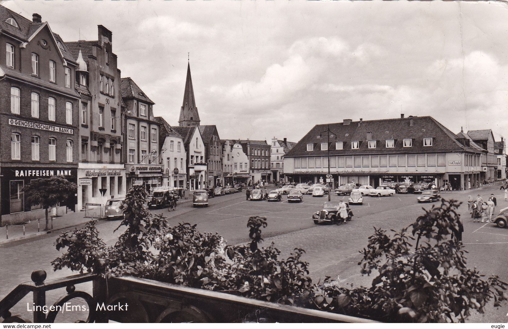 1867/ Lingen-Ems, Markt, 1961 - Lingen