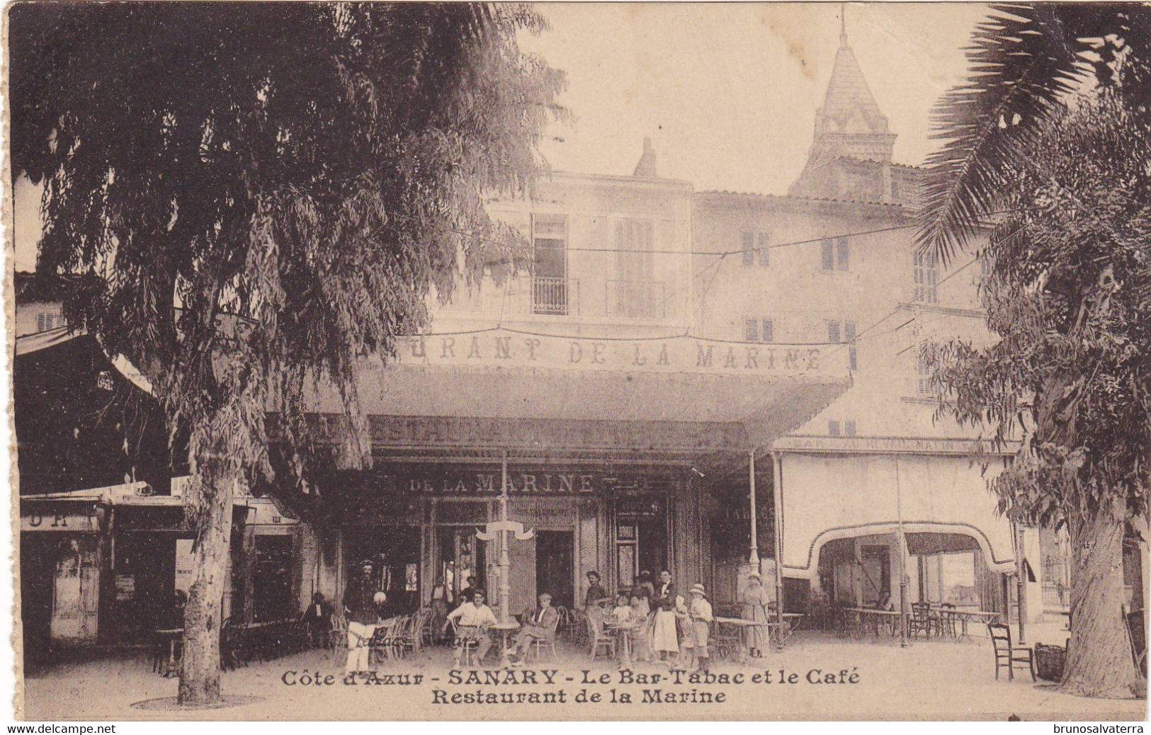 SANARY - Le Bar Tabac Et Le Café Restaurant De La Marine - Sanary-sur-Mer