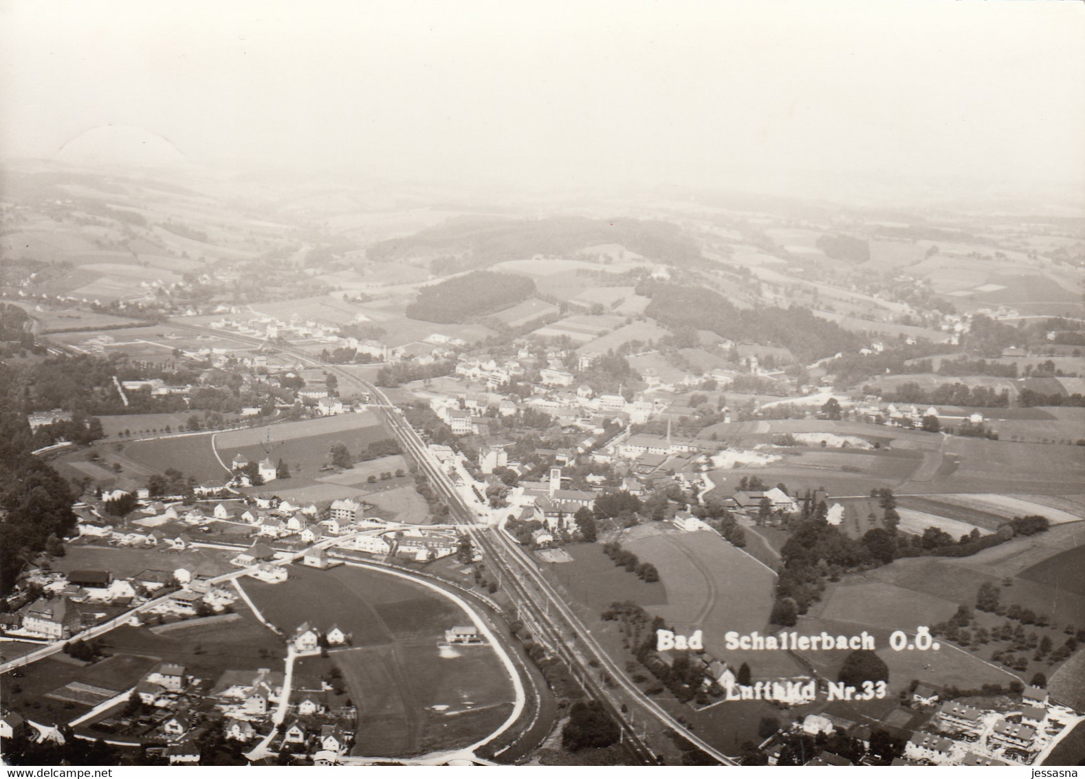 AK - OÖ - Bad Schallerbach - Fliegeraufnahme - 1959 - Bad Schallerbach