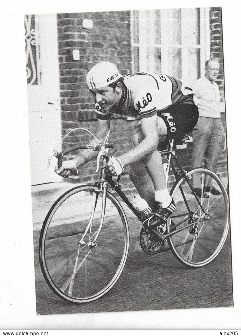 Cyclisme  Coureur  Henri Paul Fin Champion De France Societe 1972  Café Méo - Radsport