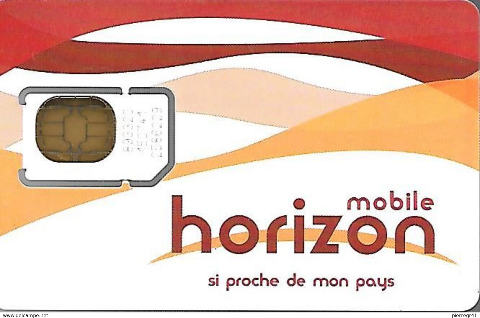 CARTE²-PUCE-GSM-HORIZON-Garantie PUCE Attachée-LUXE Comme Neuve-RARE - Nachladekarten (Handy/SIM)