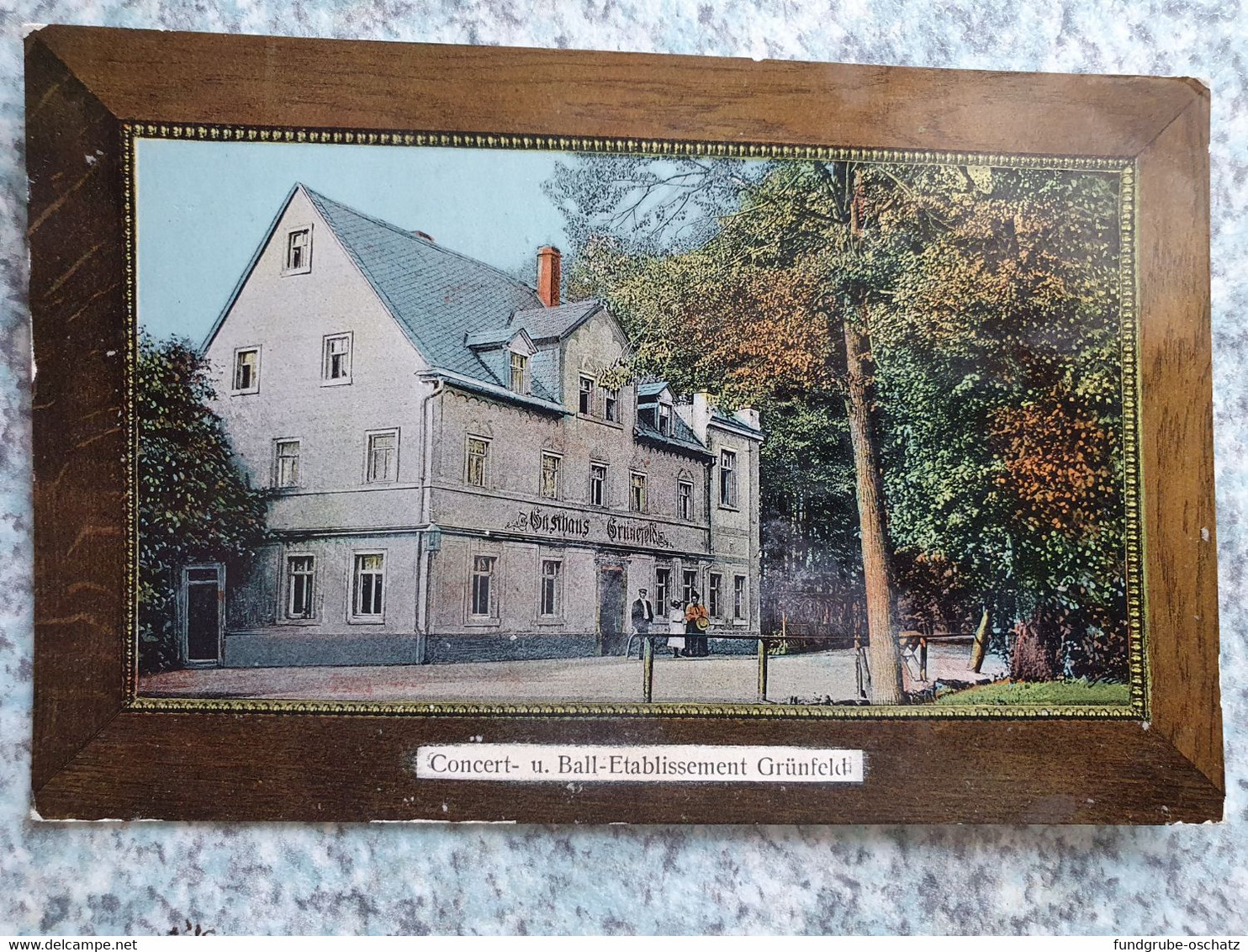 AK Waldenburg In Sachsen OT Grünfeld Concert- Und Ball Etablissement Gasthaus Gasthof Restaurant Bei Glauchau Callenberg - Waldenburg (Sachsen)