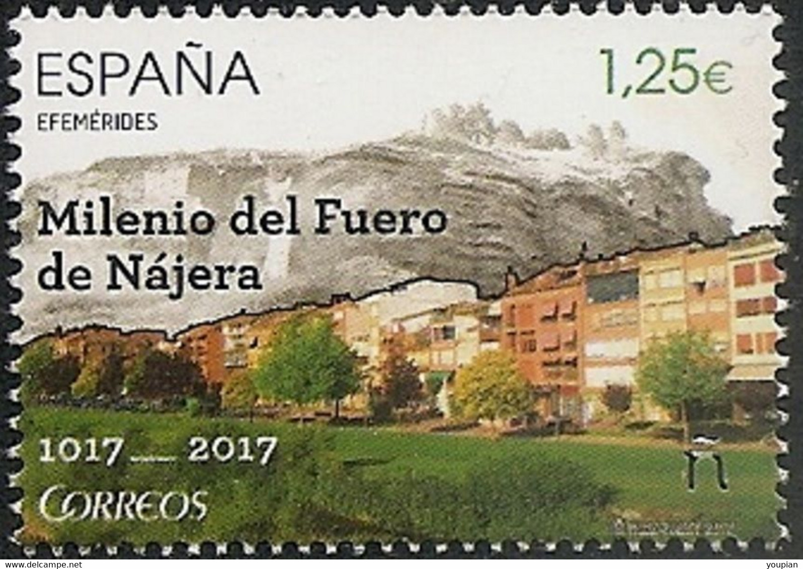 Spain 2017, 1000th Anniversary Of Nájera Legislation, MNH Single Stamp - Ungebraucht