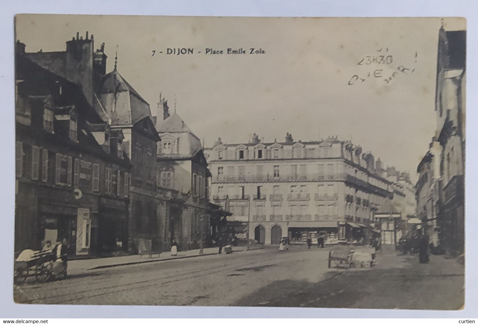 DIJON . 21 . Place Emile Zola En 1916 . Rare . N° 7 - Dijon