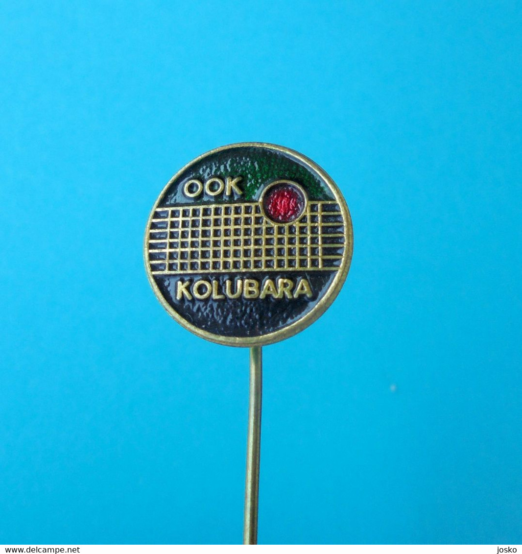 OKK KOLUBARA - Serbia Ex Yugoslavia Volleyball Club Old Rare Pin Badge * Volley-ball Voleibol Pallavolo Palla A Volo - Volleyball