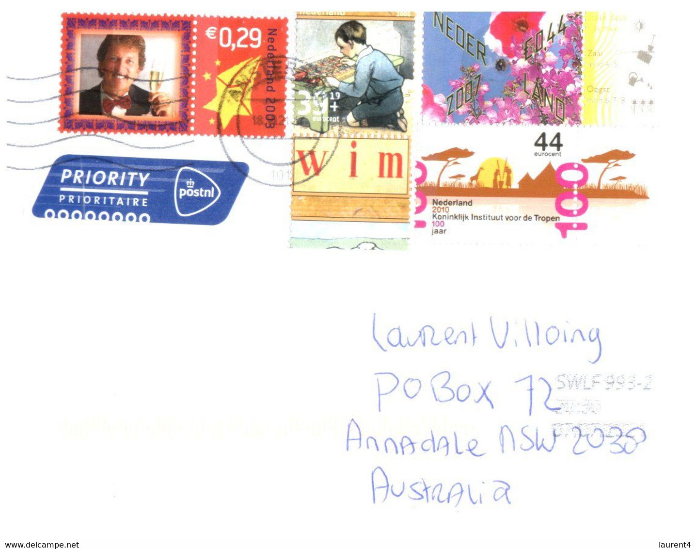 (TT 31) Netherlands - Posted To Australia (during COVID-19 Pandemic) 1 Covers (Controlled By Customs) - Cartas