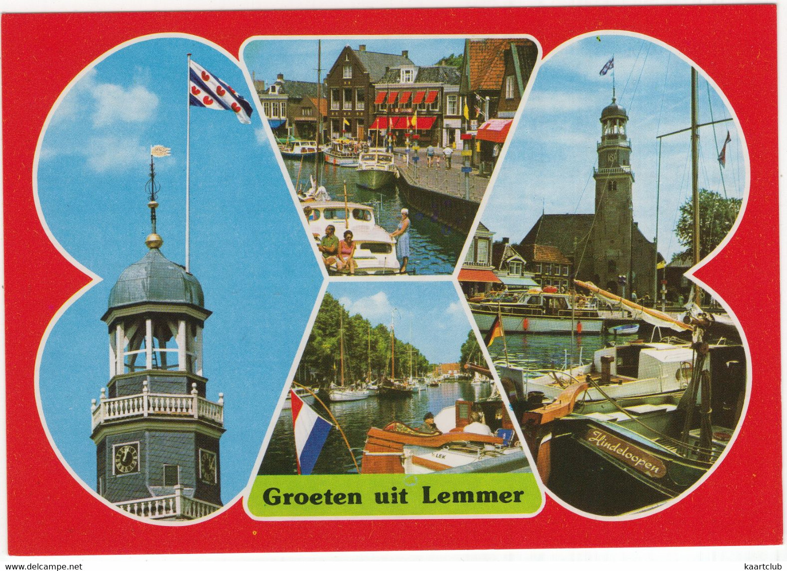 Groeten Uit Lemmer - O.a. Tjalk 'Hindeloopen' - (Friesland, Holland) - Lemmer