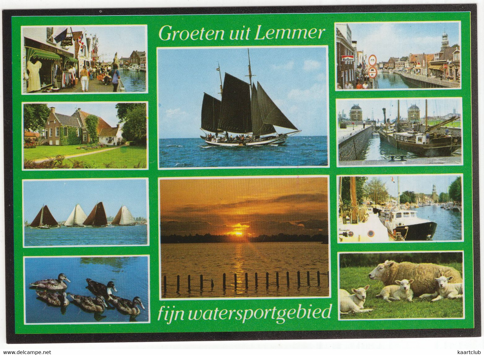 Groeten Uit Lemmer - Fijn Watersportgebied - (Friesland, Holland) - Lemmer