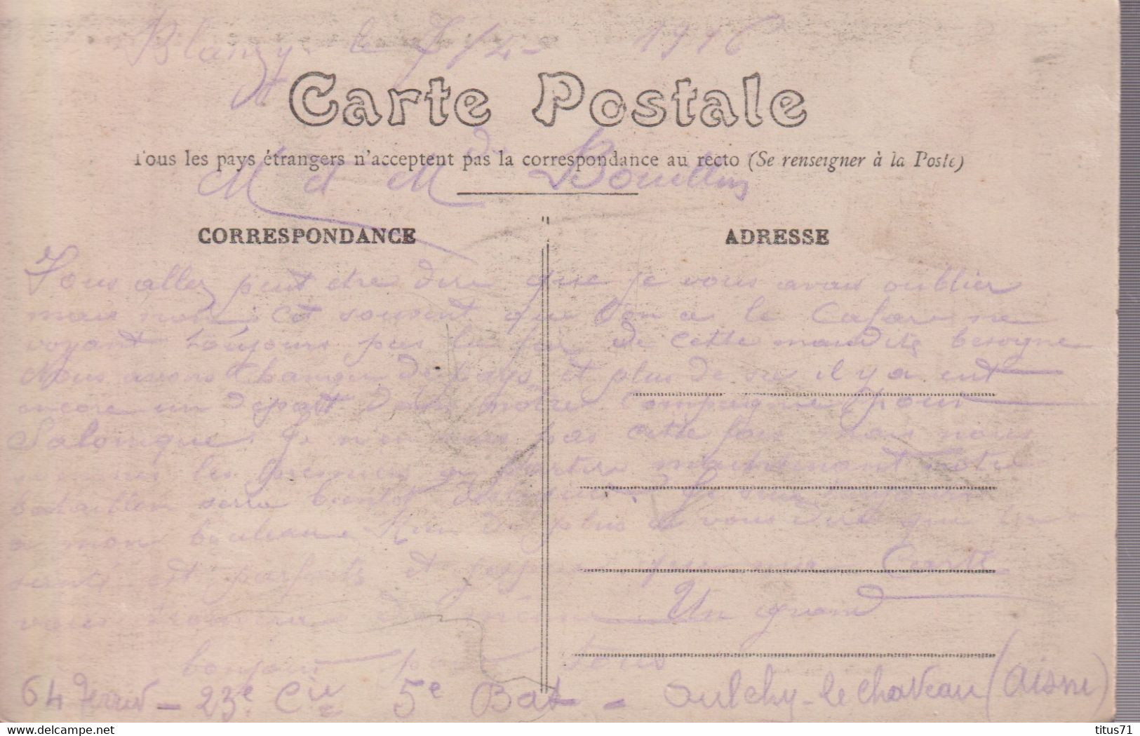 CPA Carrière Sous Poissy ( 78 ) - Les Ecluses - Circulée 1916 - Carrieres Sous Poissy