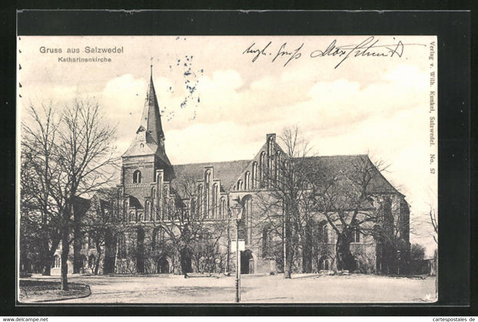 AK Salzwedel, Blick Zur Katharinenkirche - Salzwedel