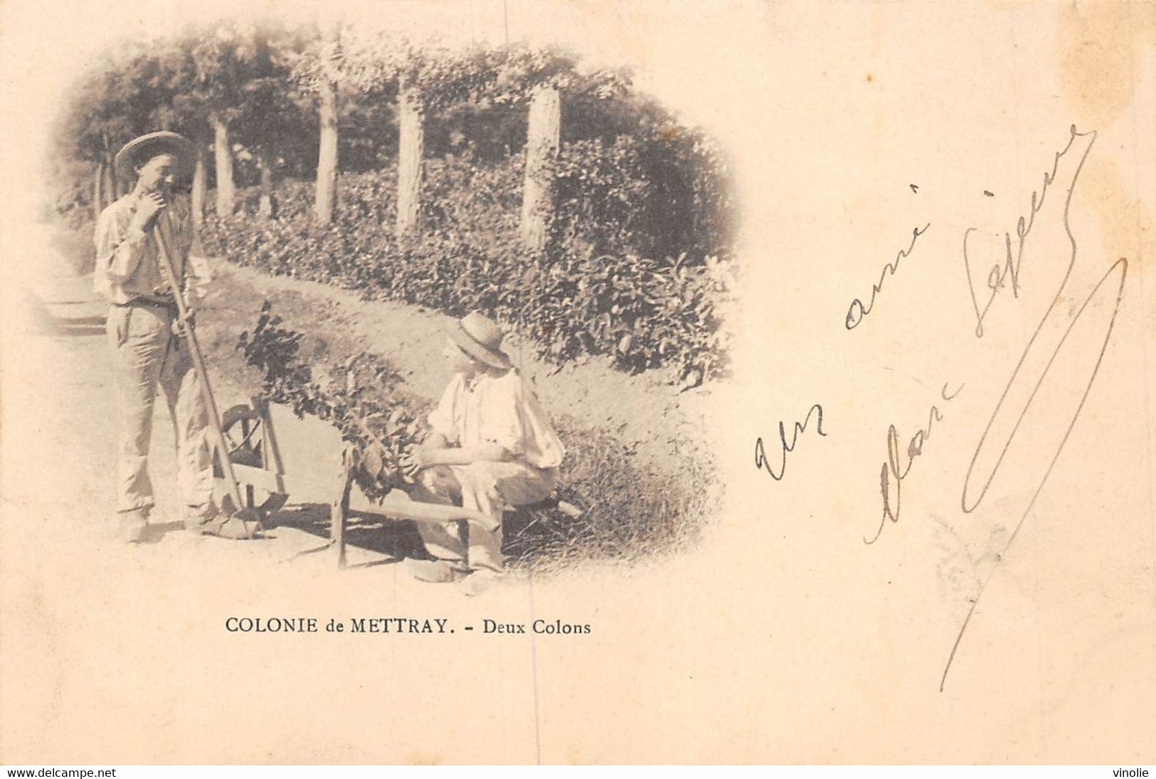 21-7704 : METTRAY. COLONIE.  COLONS. LA BROUETTE - Mettray