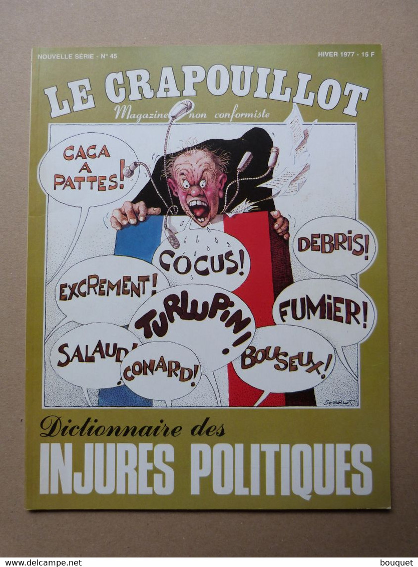 LE CRAPOUILLOT - ENSEMBLE COMPLET OU A CONSTITUER , FRAIS DE PORT COMPRIS , LIRE DESCRIPTION