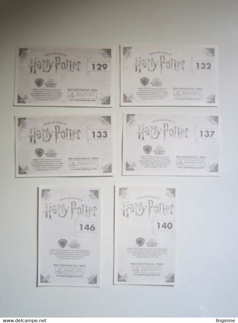 HARRY POTTER La Magie Des Films 2019 - Lot De 6 Stickers Panini Carte 146-132-140-133-129-137 - Harry Potter