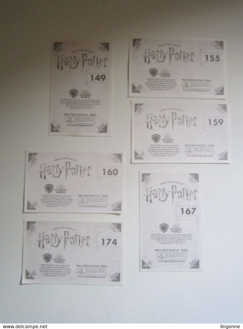 HARRY POTTER La Magie Des Films 2019 - Lot De 6 Stickers Panini Carte 159-160-149-155-174-167 - Harry Potter