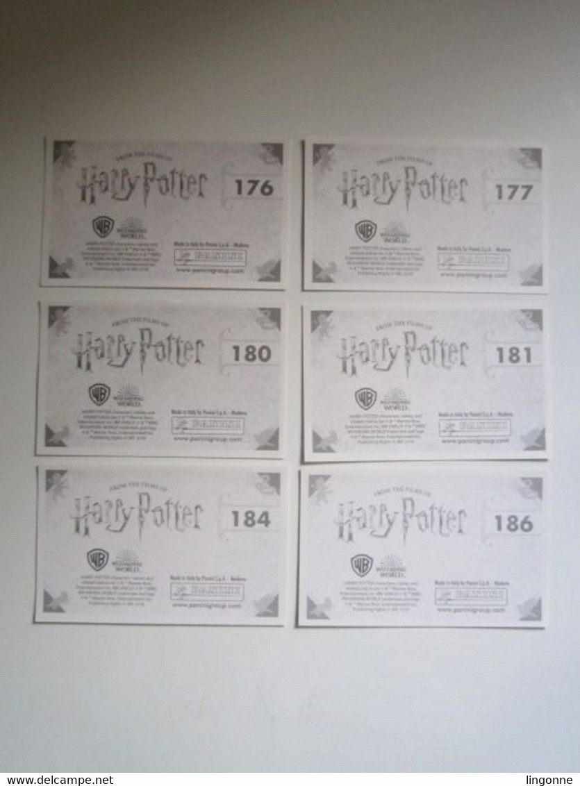 HARRY POTTER La Magie Des Films 2019 - Lot De 6 Stickers Panini Carte 186-177-180-176-181-184 - Harry Potter