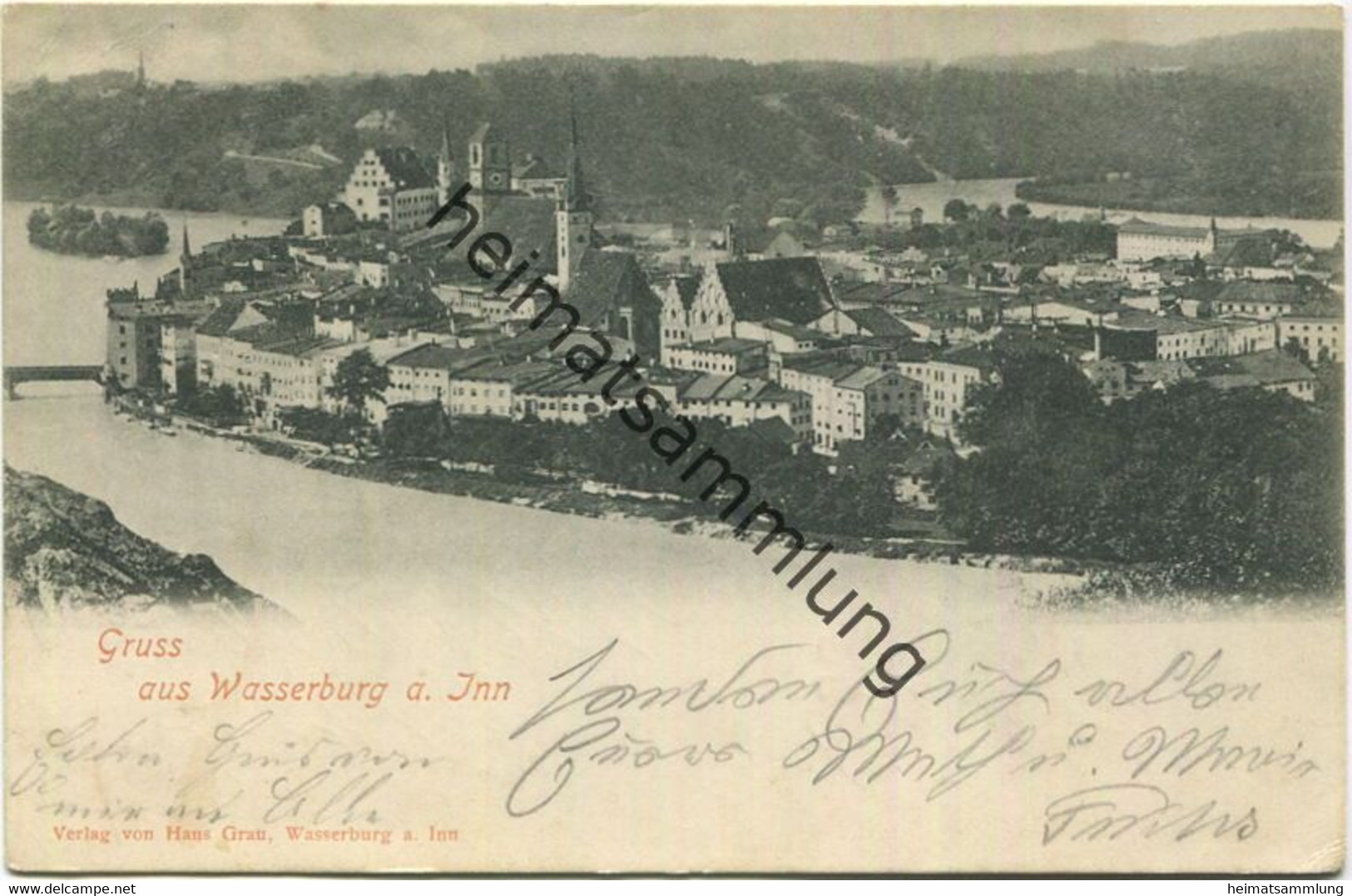 Wasserburg Am Inn - Verlag Hans Grau Wasserburg Gel. 1901 - Wasserburg (Inn)