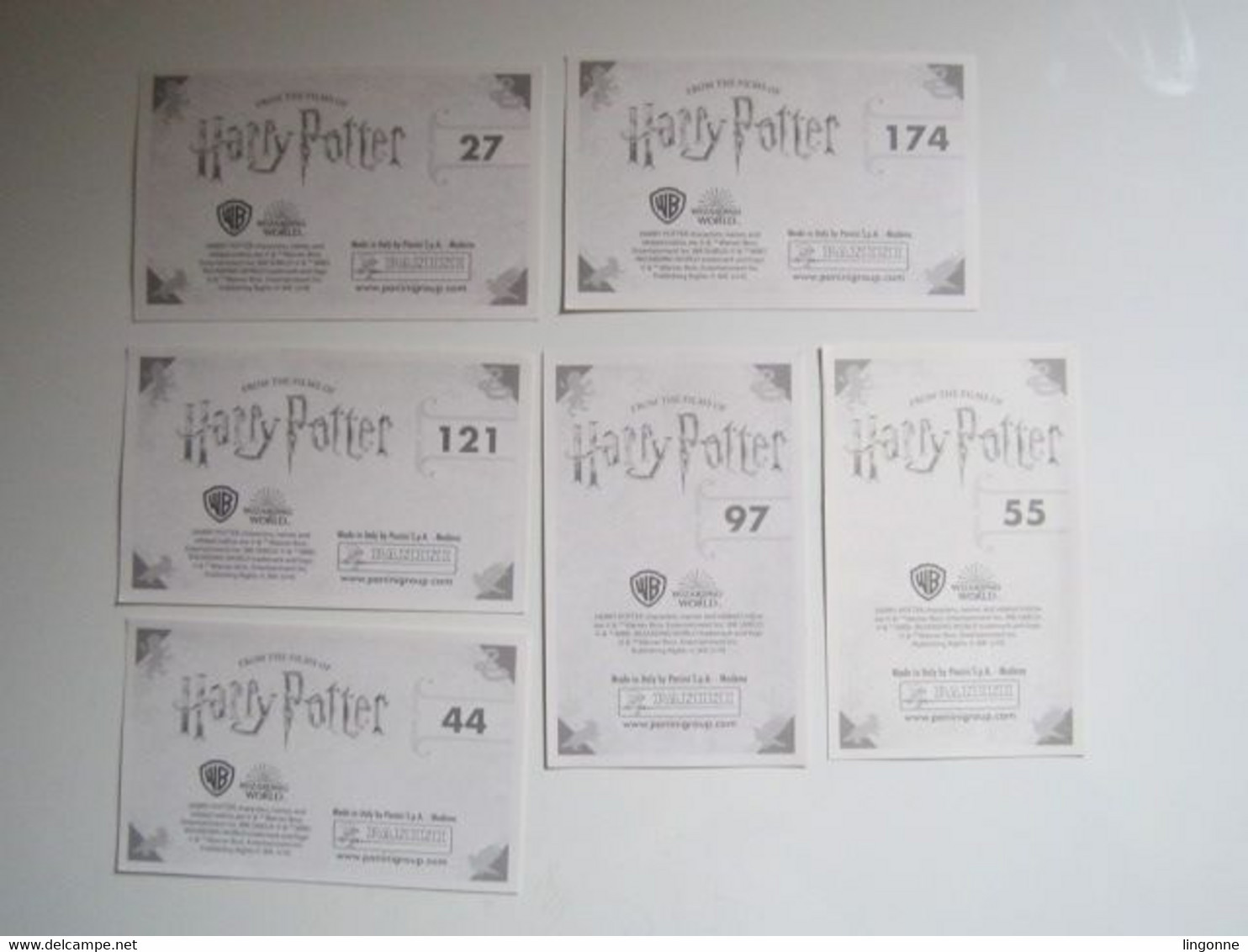 HARRY POTTER La Magie Des Films 2019 - Lot De 6 Stickers Panini Carte 44-97-121-55-174-27 - Harry Potter