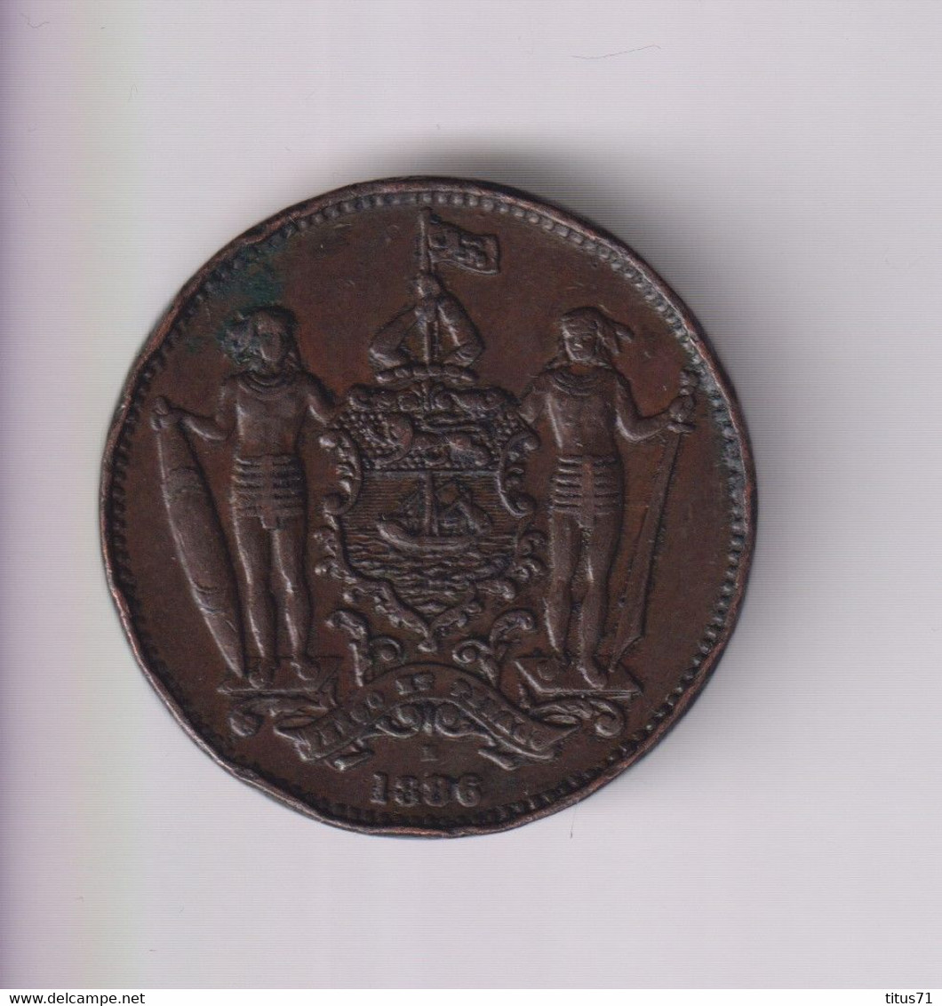 One Cent North British Bornéo 1886 - SUP - Kolonies