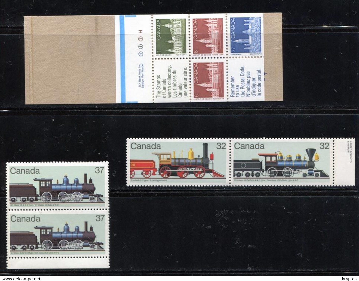 Canada 3 PAGES! - ALL MINT - Fogli Completi