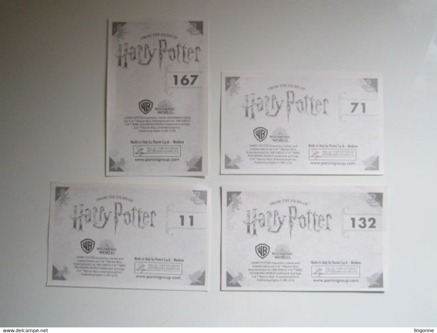 HARRY POTTER La Magie Des Films 2019 - Lot De 4 Stickers Panini Carte 11-132-167-71 - Harry Potter