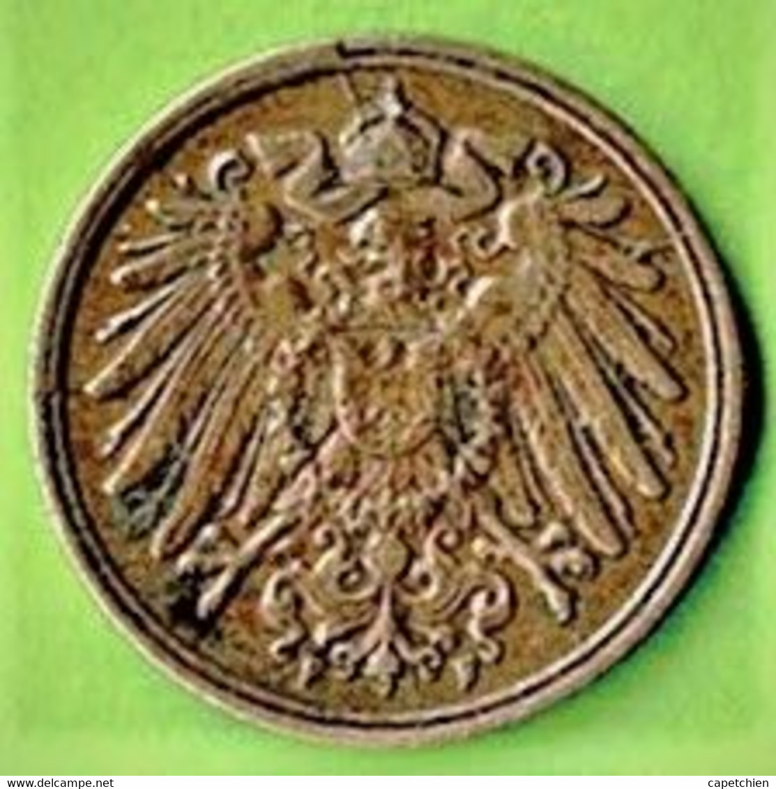 ALLEMAGNE / 1 REICHSPFENNIG  / 1912 F - 2 Rentenpfennig & 2 Reichspfennig