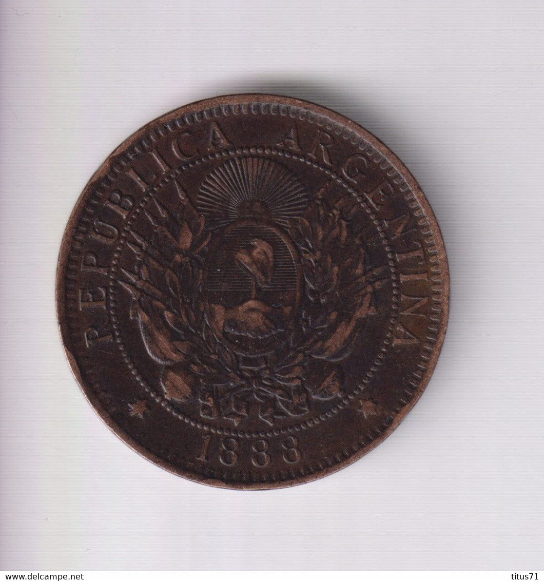 2 Centavos Argentine / Argentina 1888 TTB+ - Argentina